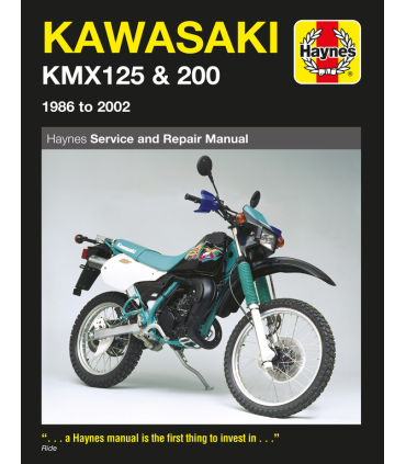 Haynes repair manual Kawasaki KMX 125/200