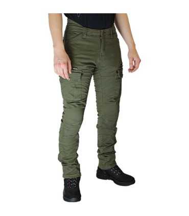 M11 Cargo green motorcycle pants