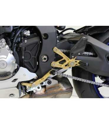 Gilles Tooling MUE2-Y01-G Pedane regolabili Yamaha YZF-R1/M (2015-23)