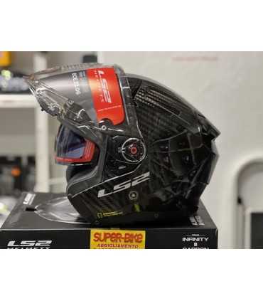 Casco jet LS2 OF603 Infinity 2 carbonio