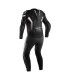 RST Podium black white leather suit