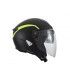 Casque jet Ufo Spirit noir jaune