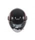 Casque jet Ufo Spirit noir blanc