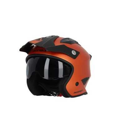 Casco Jet Acerbis Aria 22.06 arancio metallic