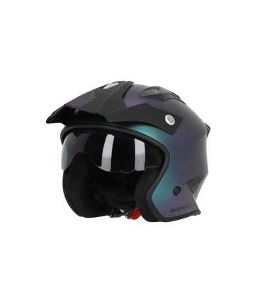 Casco Jet Acerbis Aria 22.06 chamaleon