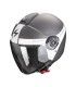 Casque jet Scorpion Exo City 2 Short gris blanc