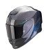 Scorpion Exo R1 Evo Carbon Air Rally blue helmet