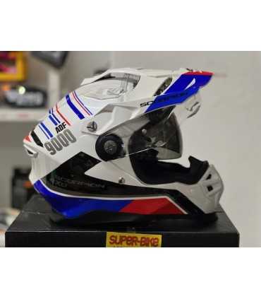 Scorpion Adf-9000 Air Desert white blue helmet