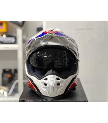 Scorpion Adf-9000 Air Desert white blue helmet