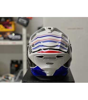 Scorpion Adf-9000 Air Desert white blue helmet