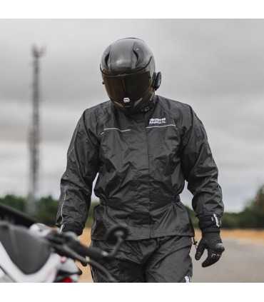 Giacca pioggia Oxford Rainseal Over nera