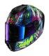 Casco Shark Spartan RS Shaytan verde viola