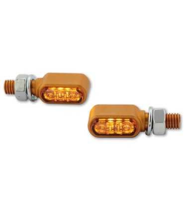 Highsider Little Bronx frecce moto led oro