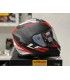 CASCO LS2 FF800 STORM 2 NERVE NERO ROSSO OPACO