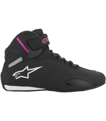 Chaussures moto femme Alpinestars Sektor noir pink