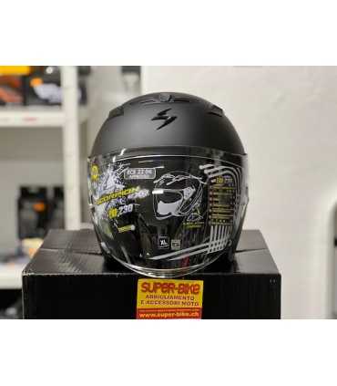 Casco jet Scorpion Exo-230 nero opaco