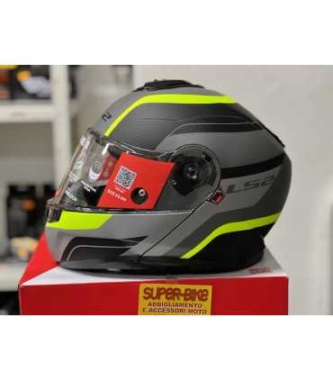 Casco Ls2 FF908 Strobe 2 Monza nero grigio opaco giallo