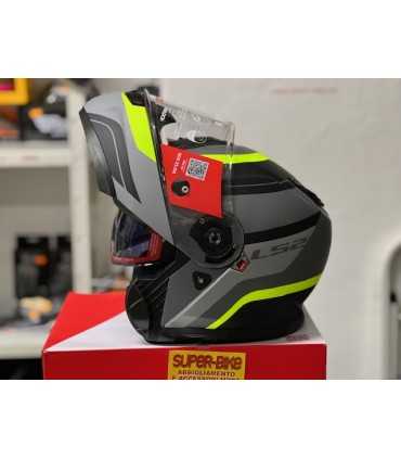 Casco Ls2 FF908 Strobe 2 Monza nero grigio opaco giallo