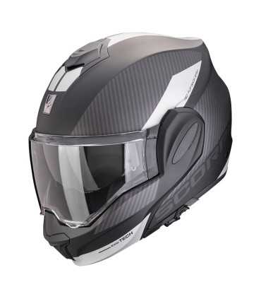 Scorpion Exo Tech Evo Team silver helmet