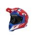 Casco cross Acerbis X-track grigio arancione