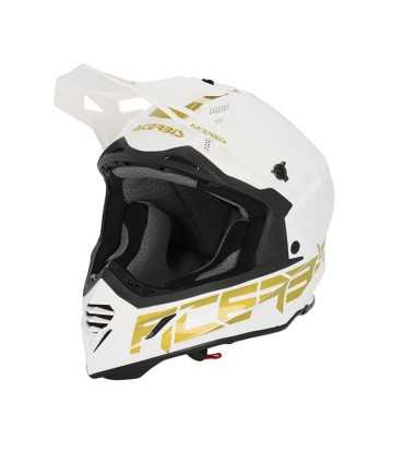 Casco cross Acerbis X-Track bianco