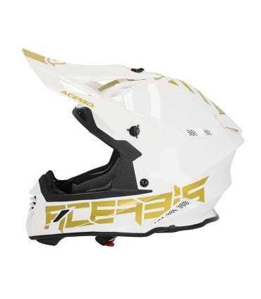 Casco motocross Acerbis X-Track bianco