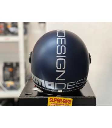 Casco Jet Momo Design FGTR blu opaco nero