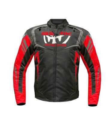 Giacca moto Berik Urban Microdry rossa