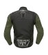 Giacca moto Berik Urban Microdry verde