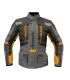 Touring jacket Berik Adventure gray orange