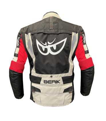 Touring jacket Berik Adventure white red