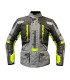 Jacke touring Berik Adventure grau gelb