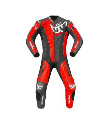 Berik Super Tense red leather suit