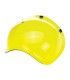 BILTWELL 3 BOTTONS BUBBLE VISOR ANTIFOG YELLOW