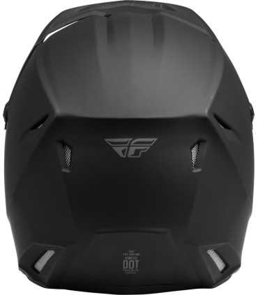 Casco cross Fly Racing Kinetic nero opaco