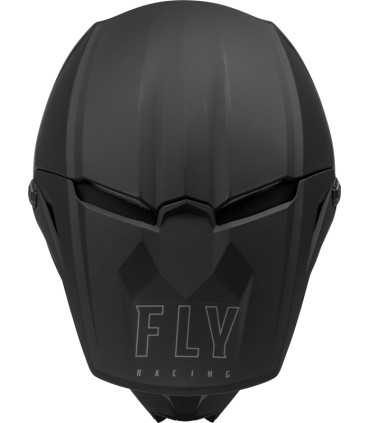 Casco cross Fly Racing Kinetic nero opaco