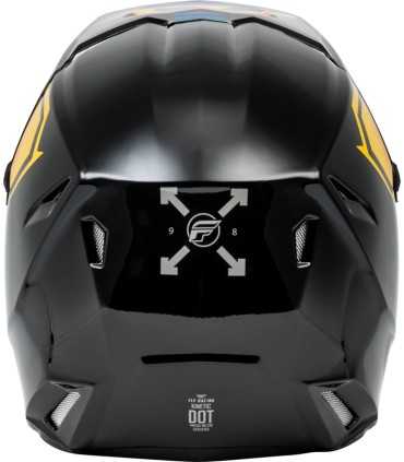 Casque cross Fly Racing Kinetic Menace sunrise