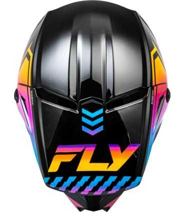 Casque cross Fly Racing Kinetic Menace sunrise