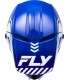 Casco cross Fly Racing Kinetic Menace blu