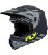 Casque cross Fly Racing Kinetic Menace gris matt