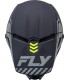 Casco cross Fly Racing Kinetic Menace grigio opaco