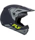 Casco cross Fly Racing Kinetic Menace grigio opaco