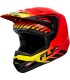 Helm cross Fly Racing Kinetic Menace rot