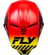 Casco cross Fly Racing Kinetic Menace rosso