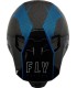 Motocross helm Fly Racing Formula blau carbon matt