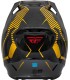 Casco motocross Fly Racing Formula giallo carbon matt