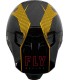 Casco motocross Fly Racing Formula giallo carbon matt