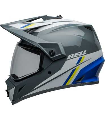 Helm Bell Mx-9 Adventure Mips Alpine grau blau