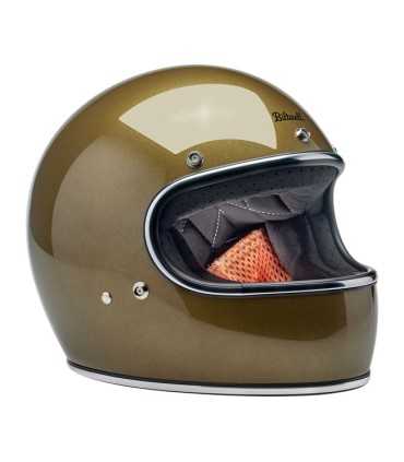 Casco Biltwell Gringo Ugly gold metallic