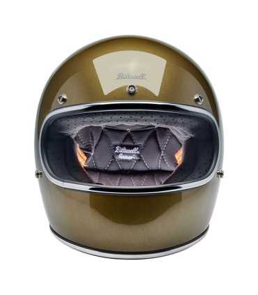 Casque Biltwell Gringo Ugly gold metallic